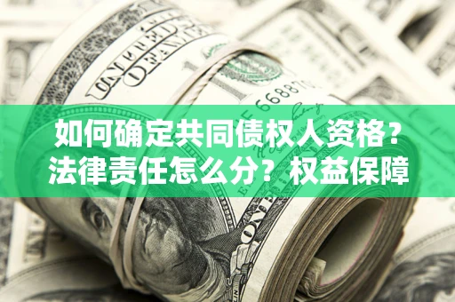 济南如何确定共同债权人资格？法律责任怎么分？权益保障技巧揭秘！