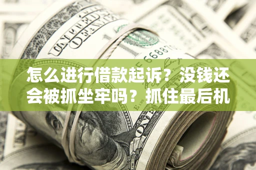 济南怎么进行借款起诉？没钱还会被抓坐牢吗？抓住最后机会！