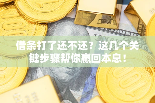 济南借条打了还不还？这几个关键步骤帮你赢回本息！