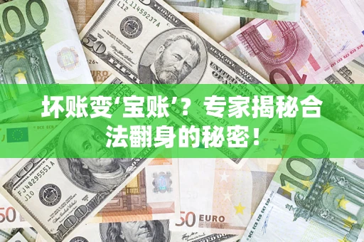济南坏账变‘宝账’？专家揭秘合法翻身的秘密！