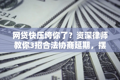 济南网贷快压垮你了？资深律师教你3招合法协商延期，摆脱暴力催收！