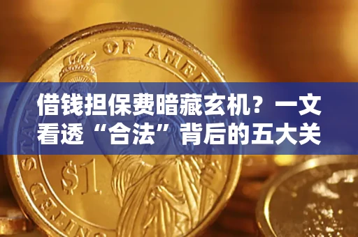 济南借钱担保费暗藏玄机？一文看透“合法”背后的五大关键陷阱