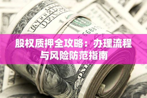 济南股权质押全攻略：办理流程与风险防范指南