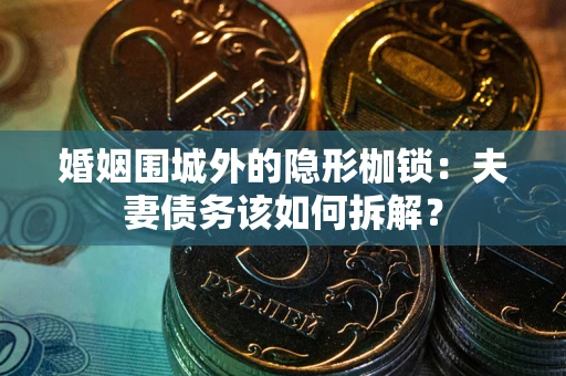 济南婚姻围城外的隐形枷锁：夫妻债务该如何拆解？